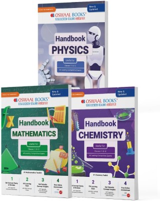 Oswaal Handbook Of Class 11 & 12 (Set Of 3 Books) Physics, Chemistry, Mathematics Books | Must Have For JEE Main | All Engineering Entrance Exams 2023(Paperback, Oswaal Editorial Board)