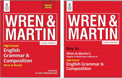 High School Wren and Martin English Grammar and Composition (Regular Edition) + Key to Wren and Martin English Grammar & Composition - COMBO - 2024 - 2025(India, WREN, MARTIN) High School Wren and Martin English Grammar and Composition (Regular Edition) + Key to Wren and Martin English Grammar & Composition - COMBO - 2024 - 2025(India, WREN, MARTIN)