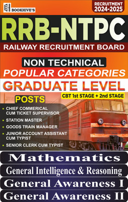 RRB NTPC Graduate Level 2024-2025 (Set of 4 Books) Non- Technical Popular Categories (Station Master, Goods Train Manager, Etc.) CBT 1 & 2(Paperback, CHETAN SAKHUJA)