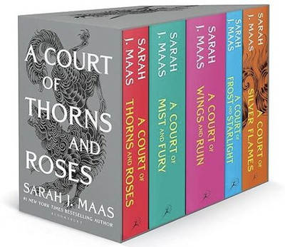 a court of thrones and roses book set(Paperback, sarah j maas)