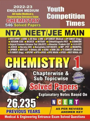 NTA NEET JEE MAIN Chemistry Volume 1 Chapterwise Solved Papers (English Medium(Paperback, yoth book)
