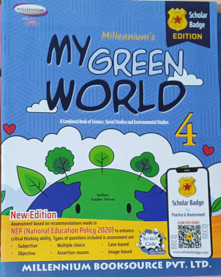 MY GREEN WORLD A COMBINED BOOK OF SCIENCE SOCIAL STUDIES AND ENVIRONMENTAL STUDIES CLASS 4(kolkata, MILLENNIUMS)
