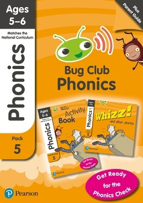 Bug Club Phonics Learn at Home Pack 5, Phonics Sets 13-26 for ages 5-6 (Six stories + Parent Guide + Activity Book)(English, Book, Johnston Rhona)