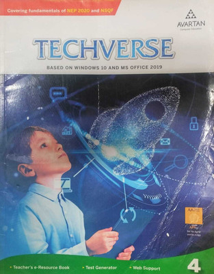 Avartan Techverse Class 4 Based on window 10 and MS Office 2019(Paperback, AVARTAN)