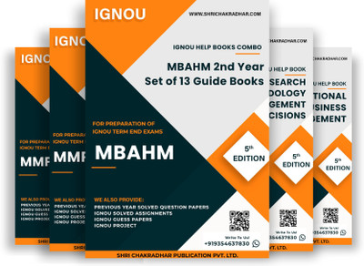 MBAHM (MBA HRM) 2nd Year IGNOU Study Material Combo (Human Resource Management) (Set of 13 IGNOU Guide Books including MMPC-015 to MMPC-018, MMPC-020, MMPH-001 to MMPH-007 & MMPH-009) with Latest Solved PYQs & Chapter-Wise Questions - Get the PDF of this book at Rs. 99, WhatsApp us at +919354637830 MBAHM (MBA HRM) 2nd Year IGNOU Study Material Combo (Human Resource Management) (Set of 13 IGNOU Guide Books including MMPC-015 to MMPC-018, MMPC-020, MMPH-001 to MMPH-007 & MMPH-009) with Latest Solved PYQs & Chapter-Wise Questions - Get the PDF of this book at Rs. 99, WhatsApp us at +919354637830