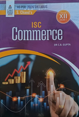 S Chand Isc Commerce Class XII Volume 2(English, Hardcover, unknown)