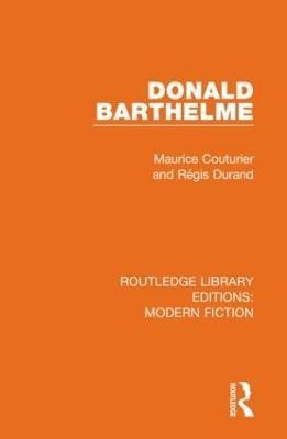 Donald Barthelme(English, Paperback, Couturier Maurice)