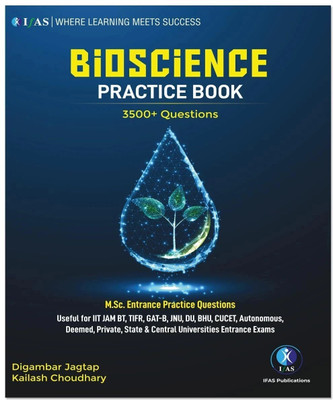 IIT JAM Biotechnology Bioscience Practice Book  - Bioscience Practice Question Bank | 3500+ Topic Wise Previous Year Questions | Best Selling Practice Book for IIT JAM BT, TIFR, GAT B, CUET PG & MSc Biotechnology Entrance Exams | Two Brothers Publications(Paperback, IFAS Publication)