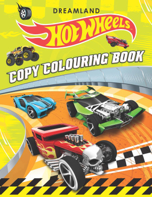Hot Wheels Copy Colouring Book  - Creative Colouring Book for Kids Age 4+ | Fun Car Designs to Colour, Boosts Creativity, Focus & Motor Skills(English, Paperback, Dreamland Publications)