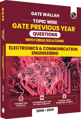 Pw Gatewallah Topicwise Previous Year Questions- Electronic & Communication Engineering(English, Hardcover, unknown)
