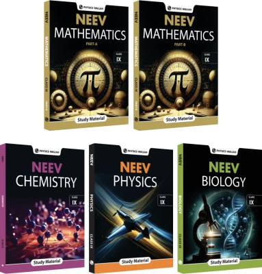 PW NEEV for Class 9th Physics, Chemistry, Mathematics Part A & B, Biology (Latest Edition) Combo Set of 5 Books(Paperback, PW)