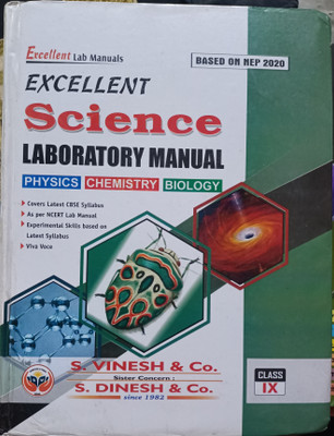 Excellent science laboratory manual 9th(Paperback, Vinesh jain)