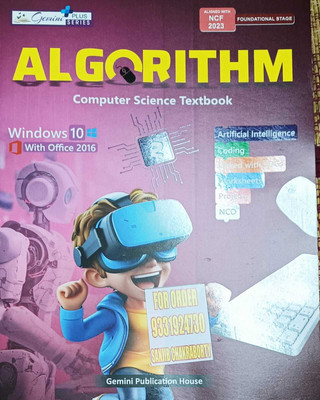 ALGORITHM COMPUTER SCIENCE TEXTBOOK CLASS 2(kolkata, GEMINI PUBLICATION HOUSE)