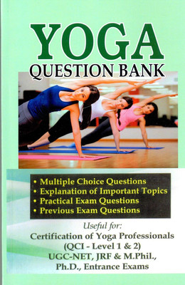 Yoga Question Bank in English Useful for Certification of Yoga Professionals - (QCI-Level 1 & 2) UGC-NET, JRF J& M.Phil., Ph.D., Entrance Exams(Paperback, publication team)