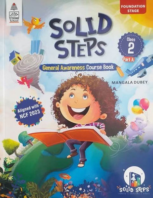 solid steps general awareness course book Class 2 part a(Paperback, .)