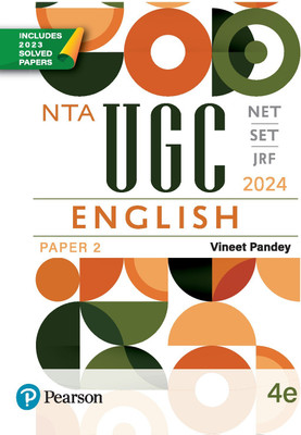 NTA UGC/NET/SET/JRF English Paper 2, Includes 2023 Solved Papers, 4th Edition - 2024(English, Paperback, Vineet Pandey)