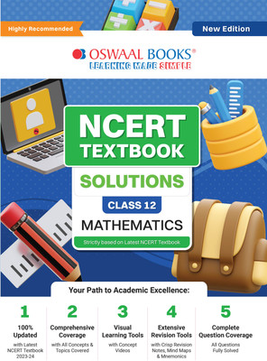 Ncert Textbook Solution _class 12_mathematics_for Exam 2024(English, Paperback, unknown)