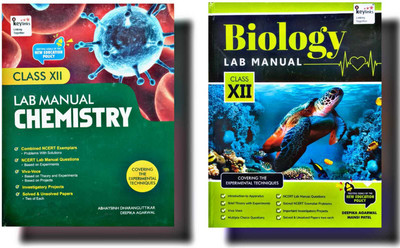 KEYLINKS LAB MANUAL CHEMISTRY & LAB MANUAL BIOLOGY CLASS - 12 ( SET OF 2 BOOKS COMBO ) keylinks Publications(Paperback, ABHAYSINGH DHARANGUTTIKAR)