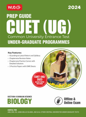 MTG Prep Guide For CUET (UG) Biology 2024 (Section - II Domain Science) | Chapterwise Practice Corner with Detailed Solutions & Mock Test Papers with OMR Sheet(Paperback, MTG Editorial Board)