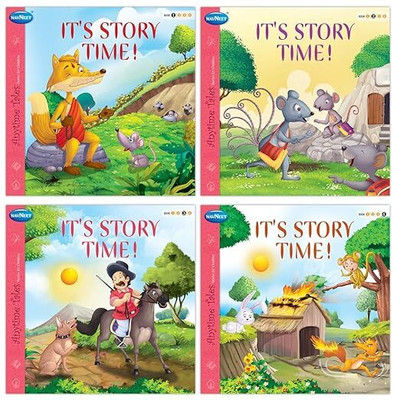 Navneet It's Story Time (Story Books) 1 to 4- Best for building lifetime bond with reading- With Colourful Illustrations- Read aloud stories for kids- Best Library Book Collection(Paperback, NAVNEET)