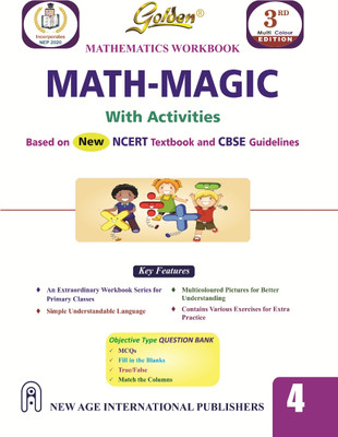Golden Mathematics Workbook Math-Magic with Activities (Based on NCERT Textbook) for Class - 4(Paperback, Vohra, Jitesh)