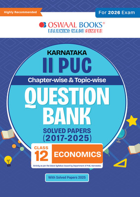 Oswaal Karnataka II PUC Chapterwise & Topicwise Question Bank Class 12 ...