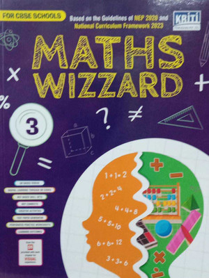 Cbse Maths Wizzard Book 3(English, Hardcover, unknown)
