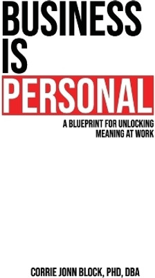 Business is Personal(English, Paperback, Block Corrie)
