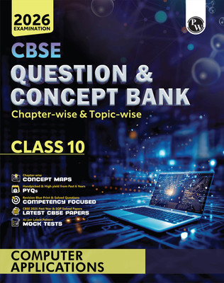 PW CBSE Question & Concept Bank (QCB) Class 10 Computer Application For 2026 Exams(Paperback, PW)