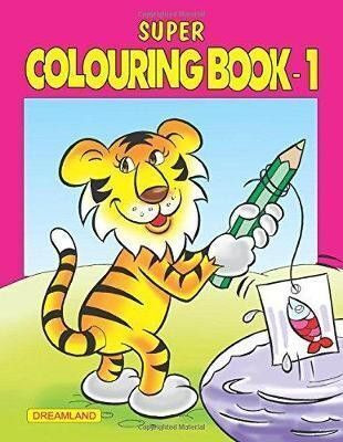 Super Colouring Book Part - 1  - | Fun & Educational Colouring Book for Kids Ages 2-6 | Lovingly Designed Illustrations, Small Reference Pictures, Creativity & Motor Skills Development(English, Paperback, unknown)
