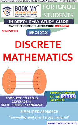 IGNOU MCS 212 Discrete Mathematics In Depth Guide For Ignou Student(Paperback, BMA Publication)