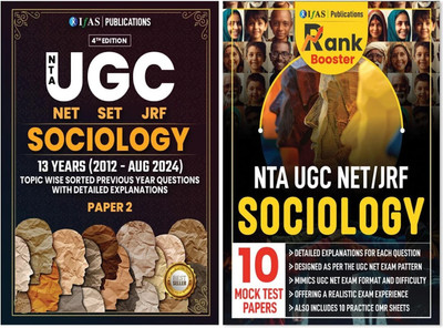 UGC NET Sociology  - Paper 2 & Mock Test - 2025 | Previous Year Solved Paper (2012 -2024) Unit Wise Sorted with Detailed Solutions | 10 Mock Test Papers with Detailed Solutions | Best Seller PYQ & Mock Test Papers Practice Books for NTA-UGC NET/JRF & SET Sociology Examinations in India | IFAS Public