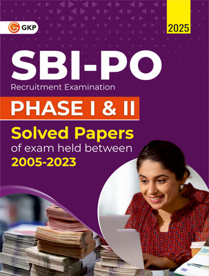 GKP SBI PO 2025 : Probationary Officers' Phase I & II - Solved Papers (2005-2023)| State Bank of India(Paperback, G.K. Publications (P) Ltd.)