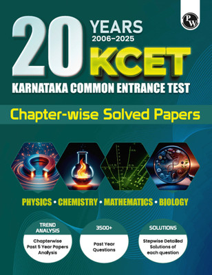 Pw 20 Years Kcet - Chapterwise Solved Paper(English, Hardcover, unknown)