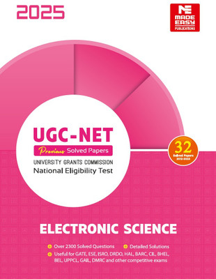 UGC-NET 2025: Electronic Science previous solved papers(Paperback, MADE EASY Editorial Board)