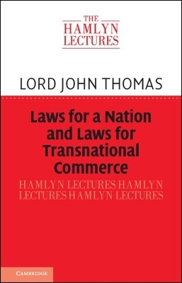 Laws for a Nation and Laws for Transnational Commerce(English, Hardcover, Thomas John)