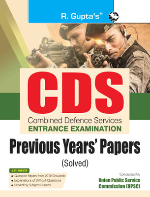 CDS Entrance Examination - Previous Years' Papers (Solved)(English, Paperback, RPH Editorial Board)