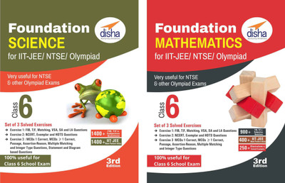 Class 6 Foundation Course Science & Mathematics for Iit-Jee/ Ntse/ Olympiad(English, Paperback, unknown)