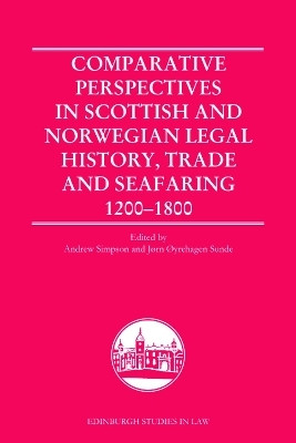 Comparative Perspectives in Scottish and Norwegian Legal History, Trade and Seafaring, 1200-1800(English, Hardcover, unknown)