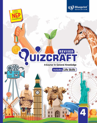 Quizcraft Class 4 (A Course in General Knowledge Includes Life Skills) NEP Compliant - Blueprint Education(Paperback, Ajay Poonia)