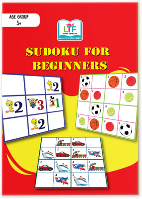 Sudoku For Beginners Fun Activity Book, Curriculum based, Worksheet book with educational activities, English(Paperback, LEARNING THROUGH FUN)