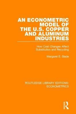 An Econometric Model of the U.S. Copper and Aluminum Industries(English, Paperback, Slade Margaret)