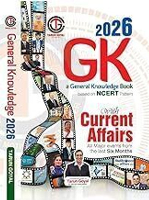 Tarun Goyal Gk Book 2026 English (Based on General Knowledge 2026 NCERT Pattern Useful for PCS | Railway | Banking | NDA |CDS | SSC & Other Competitive Exams) Current Affairs Book 2025(Paperback, Tarun Goyal) Tarun Goyal Gk Book 2026 English (Based on General Knowledge 2026 NCERT Pattern Useful for PCS | Railway | Banking | NDA |CDS | SSC & Other Competitive Exams) Current Affairs Book 2025(Paperback, Tarun Goyal)