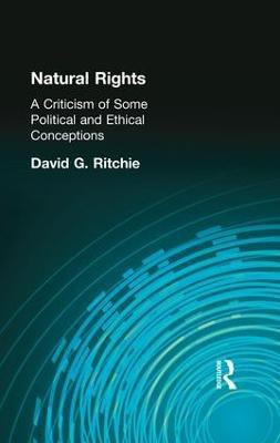 Natural Rights(English, Paperback, Ritchie David G)