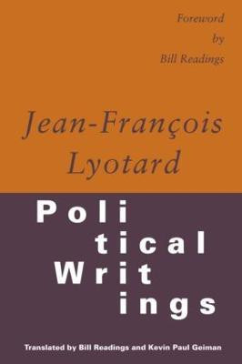 Political Writings(English, Paperback, Lyotard Jean-Francois)