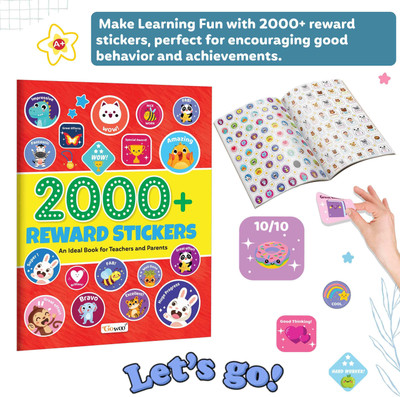 2000+ Reward Stickers : My First All in one Sticker book, Encouraging and Celebrating Kid's Achievements with Over 2000 Stickers, Ideal for Teachers and Parents, Kids Reward Stickers Book(Paperback, GOWOO)