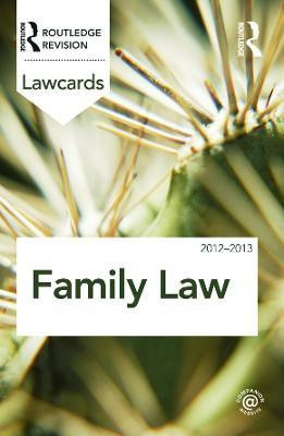 Family Lawcards 2012-2013(English, Paperback, Routledge)