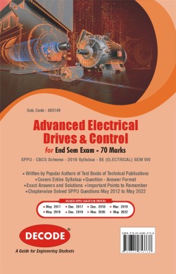 Advanced Electrical Drives & Control for SPPU 19 Course (BE - II - Electrical - 403149) (Decode)(Paperback, ANIKET J. HATTARGE, MRS.RUTUJA A. WARBHE)