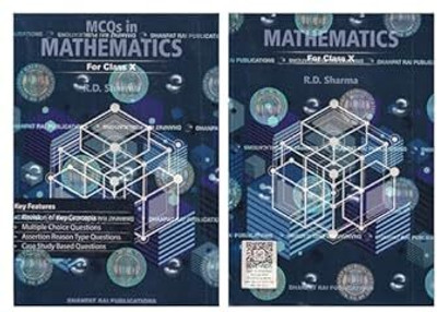 Mathematics for Class 10 with MCQs - R.D. Sharma - CBSE - Examination 2024-25 - by R.D. Sharma (2024-25 Examination) with 2 Disc with 2 Disc(Paperback, R.D Sharma)