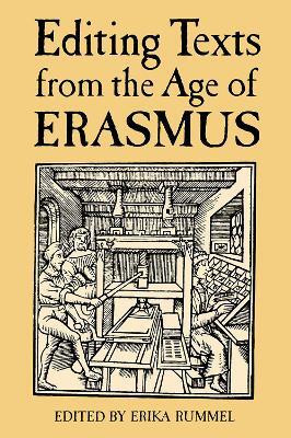 Editing Texts from the Age of Erasmus(English, Electronic book text, unknown)
